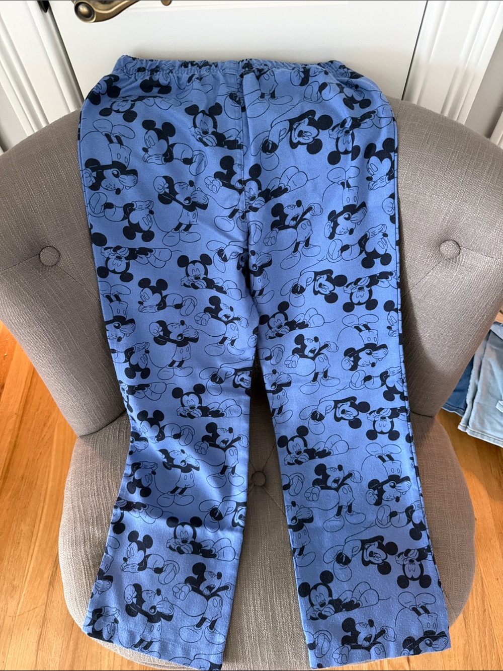 Gap Boys Blue Mickey Mouse Print Kids Pants. Size 10